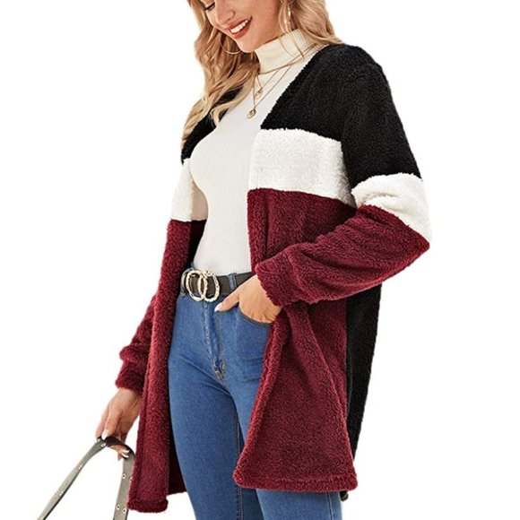 Jackets & Blazers - NWT On-Trend Lightweight Teddy Fuzzy Duster Coat